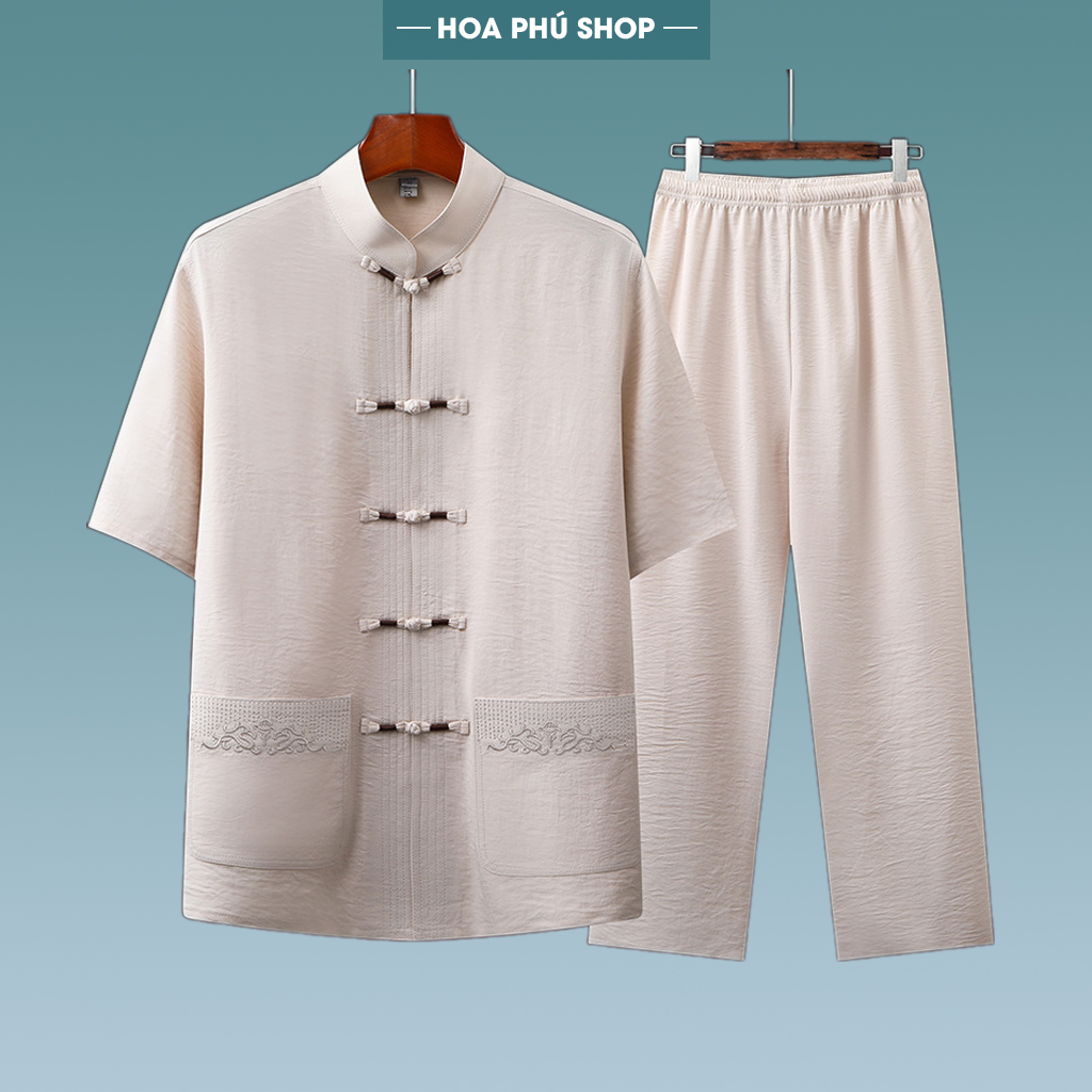 đồ bộ nam trung niên cổ tàu